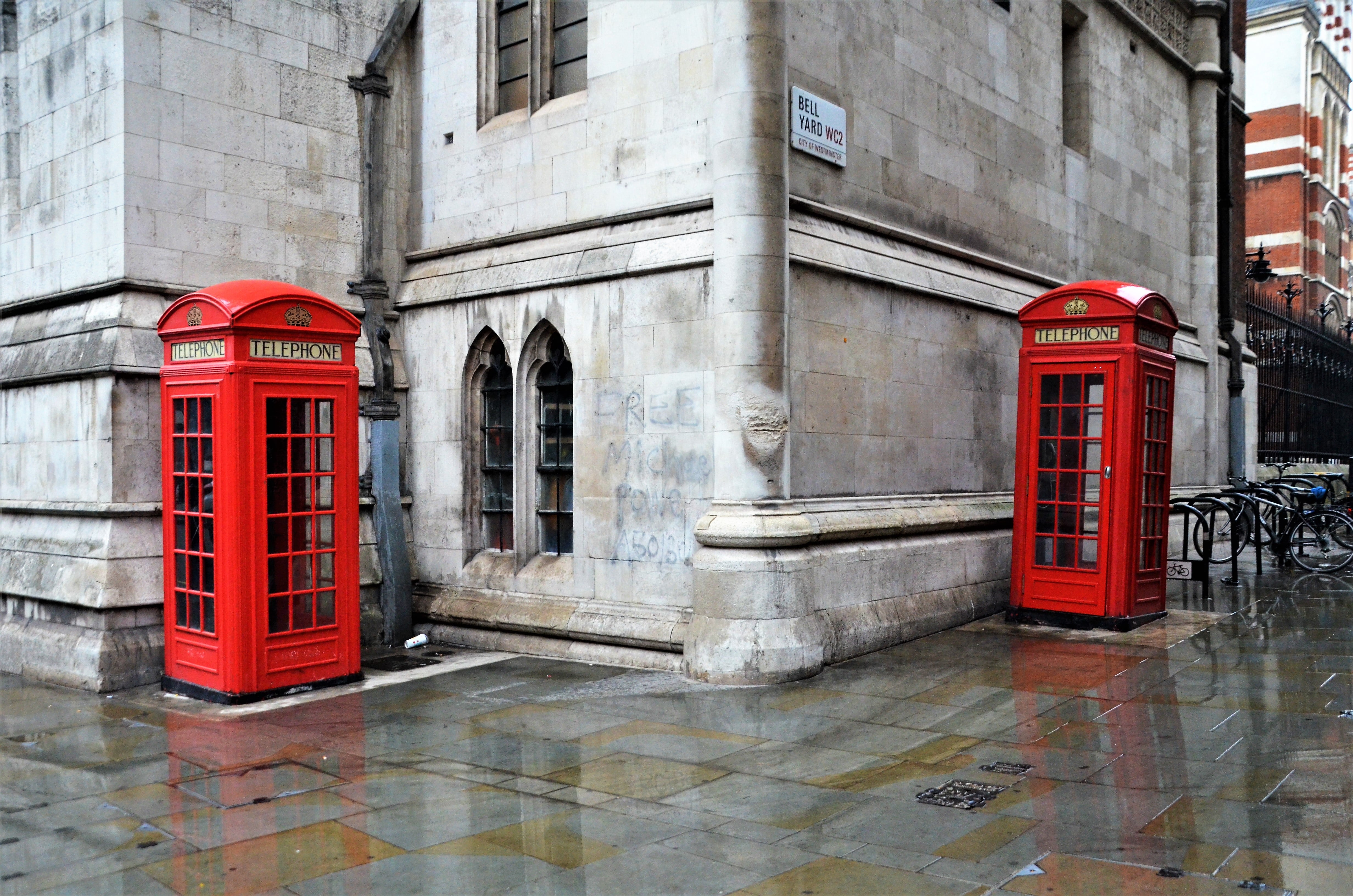 K2 pair, Bell Yard, London